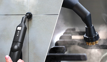 Polti Vaporetto Pro 100_Eco Power: limpieza de juntas de baldosas