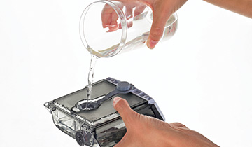 Polti Vaporetto Style llenado del deposito de agua