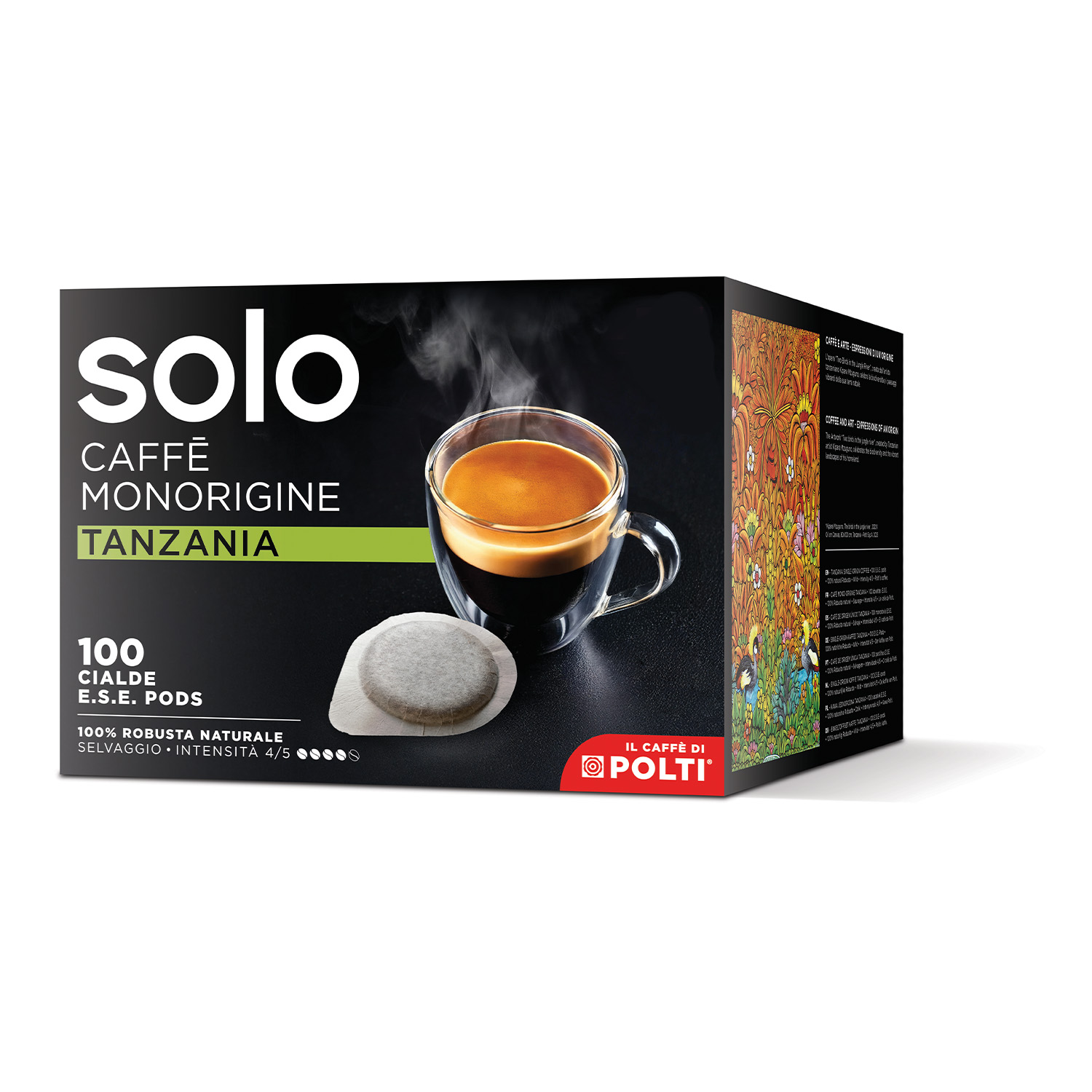 100 Cápsulas SOLO Caffè Monorigine Tanzania