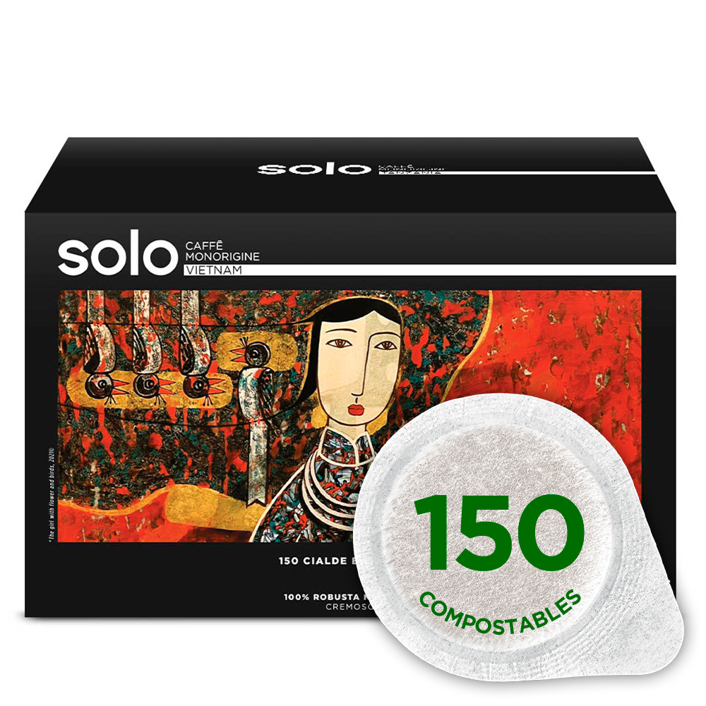 150 cápsulas SOLO Caffè Monorigine Vietnam