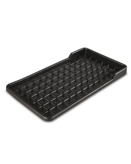 Alfombrilla aislante y antideslizante para centro de planchado a vapor.