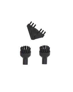 Kit 2 cepillos pequeños redondos + 1 cepillo para juntas para Polti Vaporetto PAEU0358