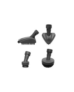 Kit of 4 small brushes with nylon bristles