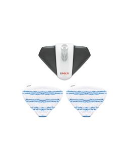 Cepillo triangular con 2 paños PAEU0400 para Polti Vaporetto Style