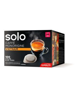 SOLO CAFFÈ MONORIGINE VIETNAM CÁPSULAS COMPOSTABLES E.S.E.100