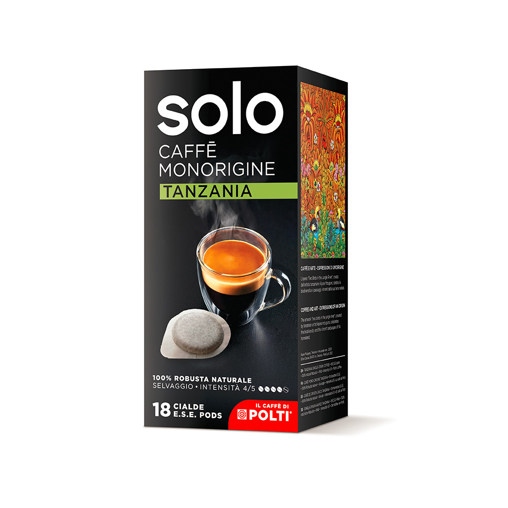 18 Cápsulas SOLO Caffè Monorigine Tanzania