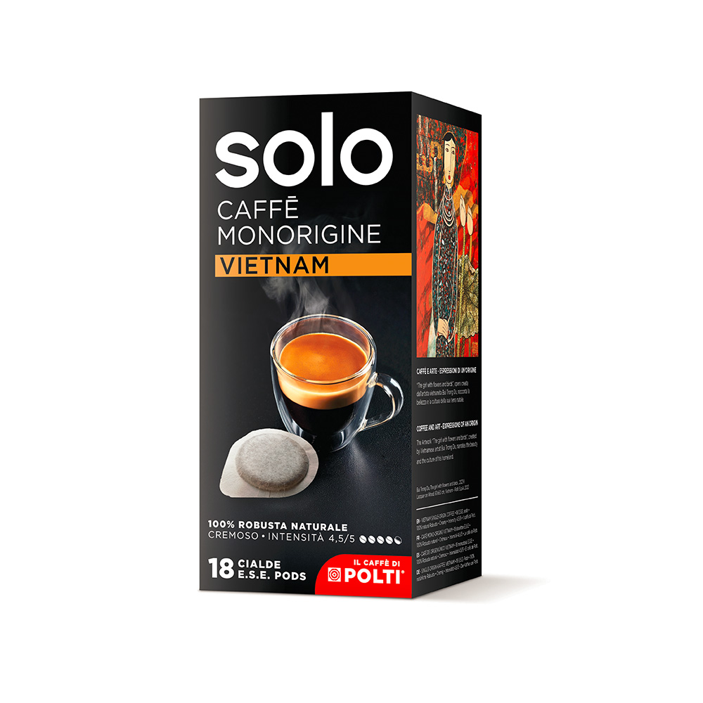 18 Cápsulas SOLO Caffè Monorigine Vietnam