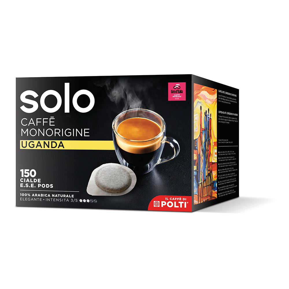 150 Cápsulas SOLO Caffè Monorigine Uganda