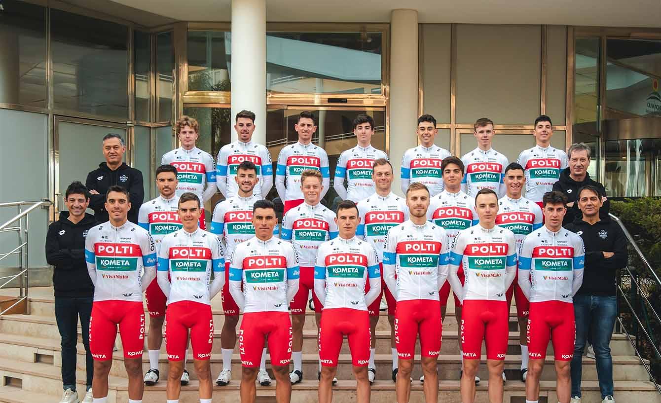 El Team Polti Kometa en el Giro de Italia por cuarta vez