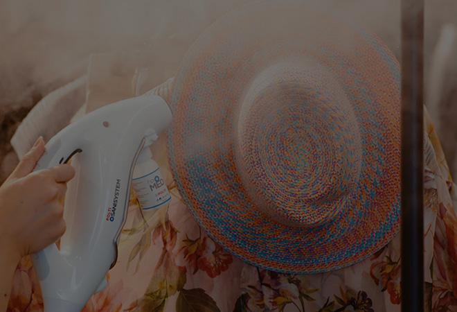 El vapor de Polti Sani System para la sanificación de tu tienda de ropa